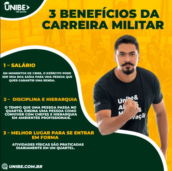 Bolsa de Estudo Curso Preparatório Exército Unibe Pré-militar